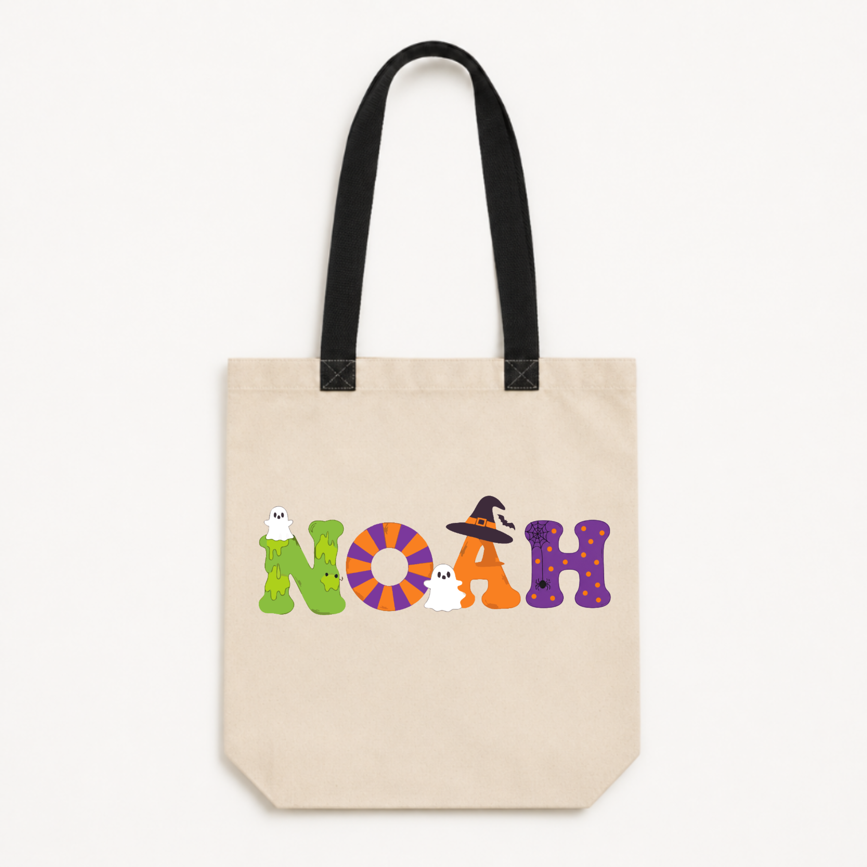 Personalized Halloween Name Tote | Jillian Ray