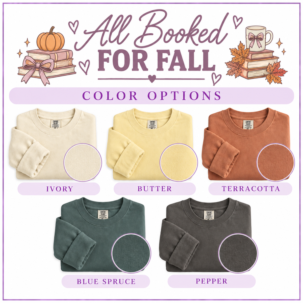 All Booked for Fall | Adult Fall Apparel
