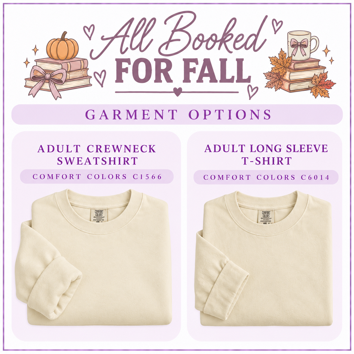 All Booked for Fall | Adult Fall Apparel