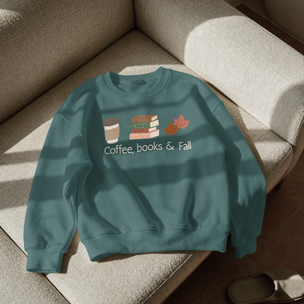 Coffee, Books & Fall | Adult Fall Apparel