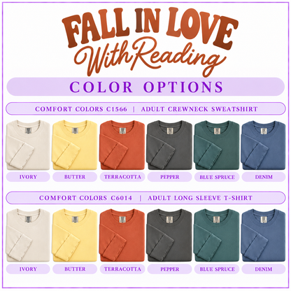 Fall in Love With Reading | Adult Fall Apparel