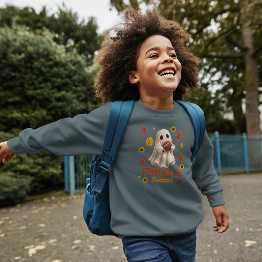 Football Season Ghost | Adult & Youth Fall Apparel