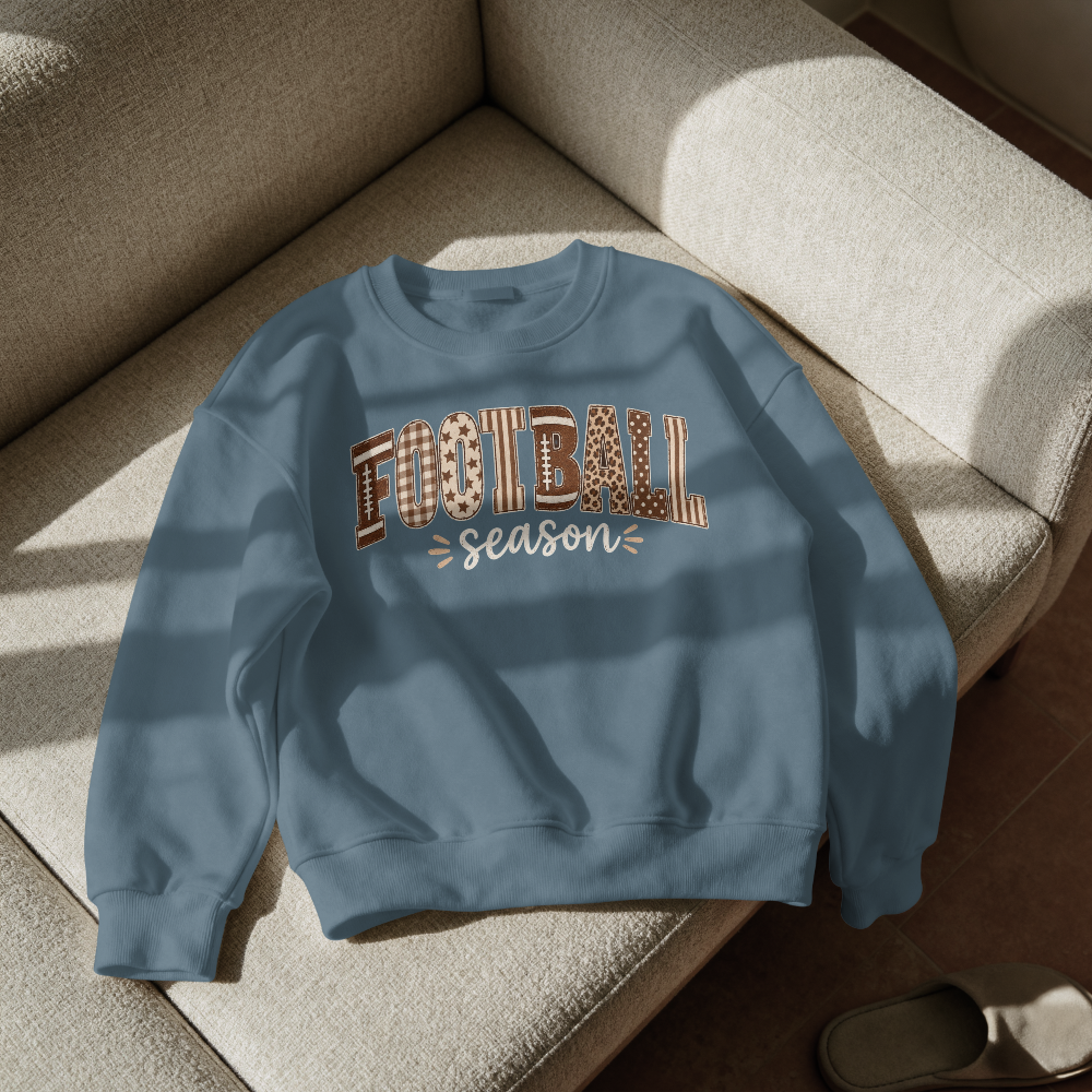 Football Season Patchwork | Adult & Youth Fall Apparel