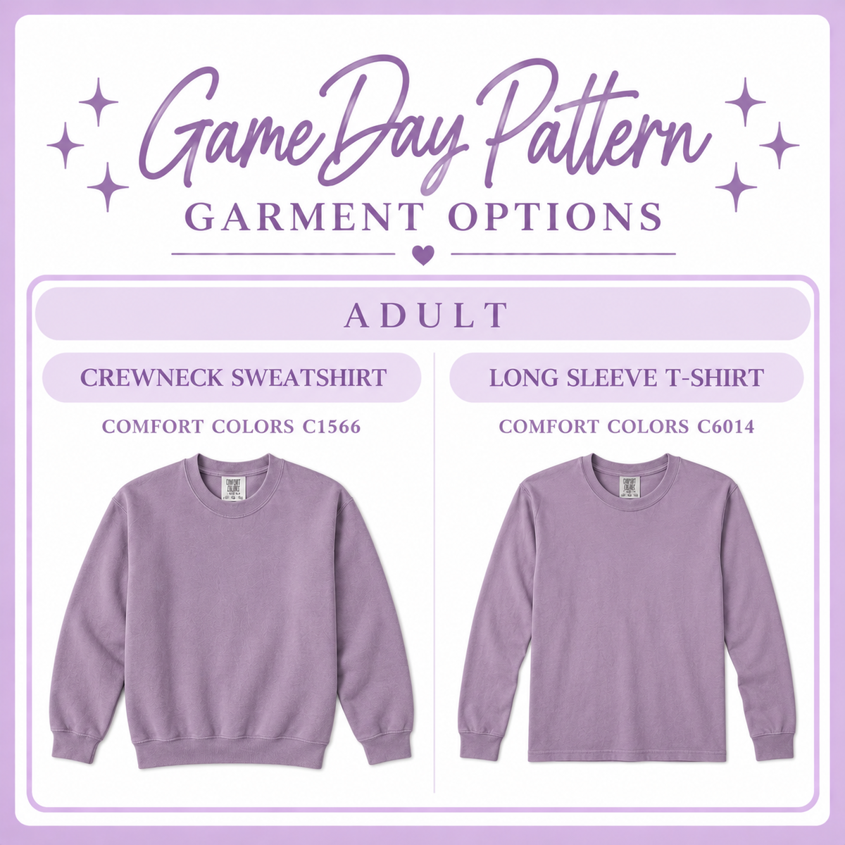 Game Day Pattern | Adult Fall Apparel