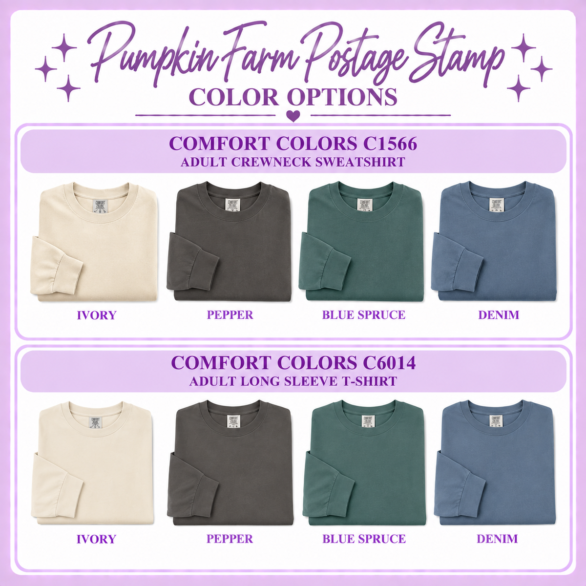 Pumpkin Farm Postage Stamp | Adult Fall Apparel