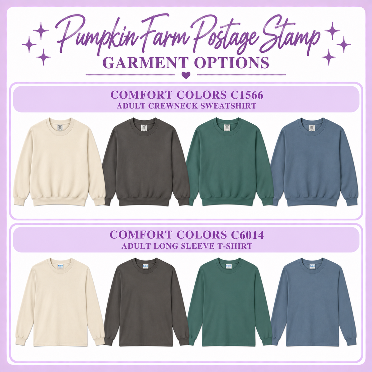 Pumpkin Farm Postage Stamp | Adult Fall Apparel