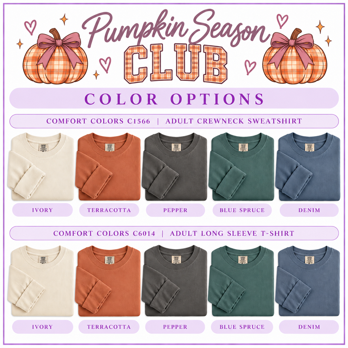 Pumpkin Season Club | Adult Fall Apparel