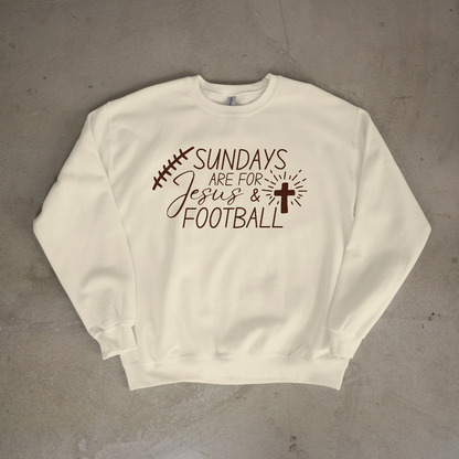 Sundays Are for Jesus & Football | Adult & Youth Fall Apparel