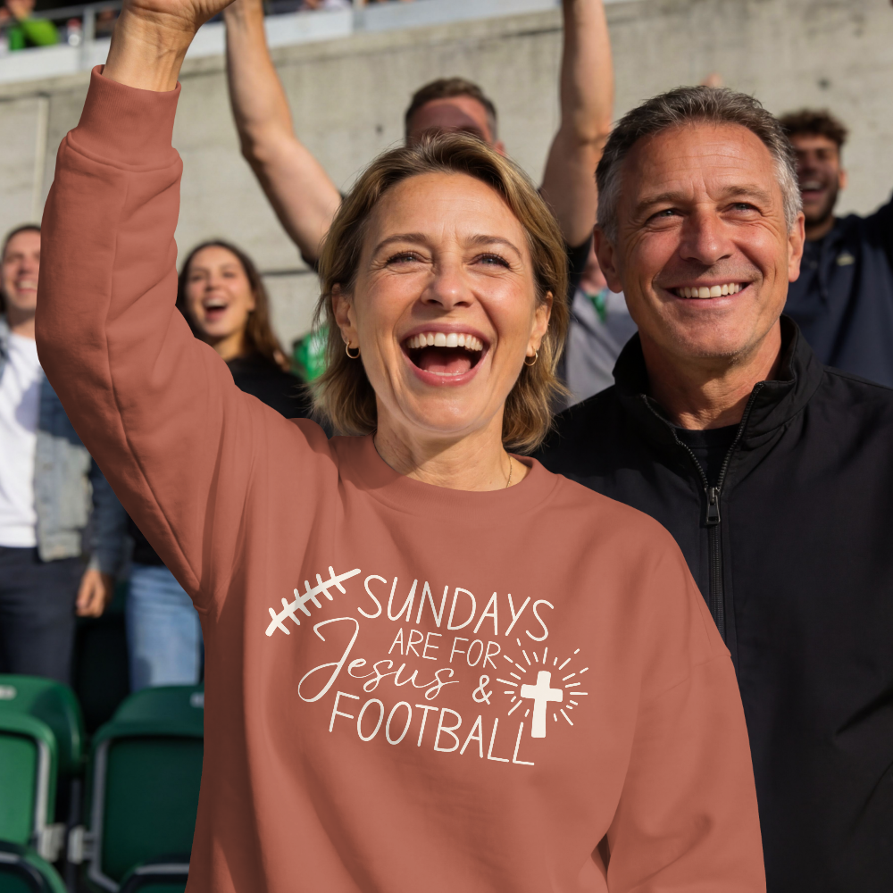 Sundays Are for Jesus & Football | Adult & Youth Fall Apparel